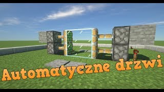 Jak zrobić automatyczne drzwi  Minecraft poradniki 1 [upl. by Baumbaugh]