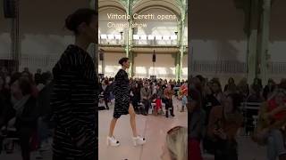 Vittoria Ceretti opens Chanel show…like [upl. by Notsud]