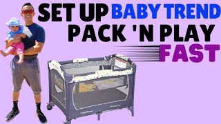 Complete Assembly for Baby Trend How To Set Up Pack and Play BabyTrend [upl. by Okin779]