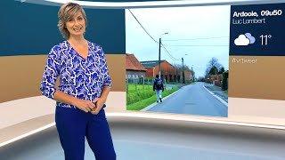 Weervrouw Sabine Hagedoren met het Vlaamse weerbericht van dinsdag 6 februari 2024 op VRT 1 [upl. by Naquin]