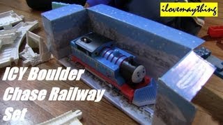 Unboxing Icy Boulder Chase Set Part 1 of 2 Thomas and Friends Trackmaster Railway Set [upl. by Aigroeg]