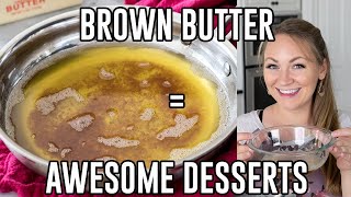 How to Brown Butter for baking [upl. by Nelra]