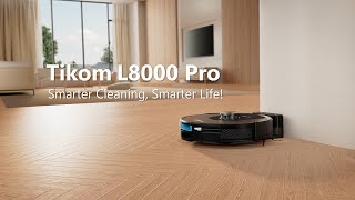 Tikom L8000 Pro Robot Vacuum and Mop Combo 5000Pa Suction [upl. by Jordison]