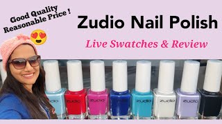 Zudio Nail Polish Collection Swatch amp Review Quality Nail polish at a reasonable price Part 1 [upl. by Aryc]