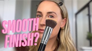 Review of flat top kabuki foundation brush [upl. by Martsen890]