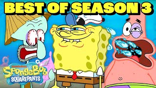 SpongeBob Season 3 Marathon 🧽  52 Minute Compilation  SpongeBobOfficial [upl. by Leah]