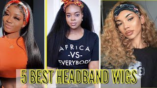 5 Best Headband Wigs on Amazon [upl. by Bernadene93]