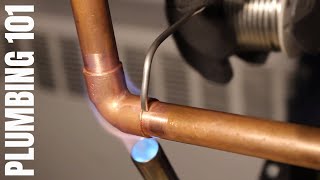 How To Solder Copper Pipe Complete Guide Plumbing 101 [upl. by Eenahc]