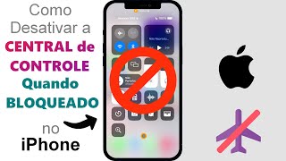 Como Desativar a CENTRAL de CONTROLE do iPhone quando BLOQUEADO [upl. by Adnim140]