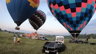 Passeio de Balão em Boituva Vôo dia 2801 CMT Pardal [upl. by Adym697]