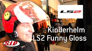 Kinderhelm LS2 Funny Gloss  Jethelm  SIP Scootershop [upl. by Milson641]