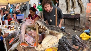 El mercado más EXTRAÑO que he visitado  Amazonas Belén Perú [upl. by Magdalena836]