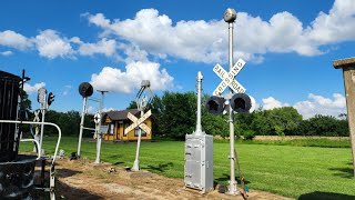 Heartlands Railroad Museum Signals Slideshow  Swinging Wig Wags Carona KS [upl. by Rochella]