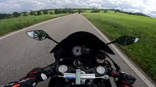 POV Kawasaki Zx6R 2009  Raw Onboard  Stockexhaust [upl. by Zevahc]