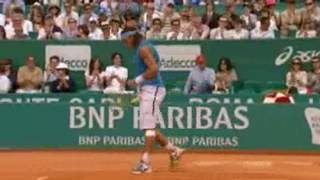 ATP Masters Series MonteCarlo 2008  Rafael Nadal Hot Shot [upl. by Zacharie]