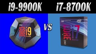 Intel i99900K vs i78700K Gaming Benchmark 1080p 1440p 2160p 4K 9 Games and 36 tests [upl. by Crowe]