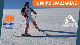 Il primo spazzaneve  P12  Corso di sci principianti [upl. by Amandi]