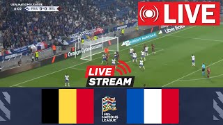 🔴LIVE België versus Frankrijk  UEFA Nations League 202425  Wedstrijd live vandaag [upl. by Nagiem]