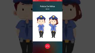 llamada a policía de niños de falsa para que tus hijos se porten bien como un nene grande [upl. by Notlem]