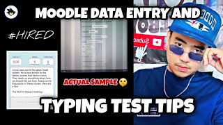 HOW TO PASS MOODLE AND TYPINGTEST  ACTUAL SCREENSHOT OF SAMPLES [upl. by Tapes]