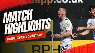 HIGHLIGHTS  Mansfield Town vs Crawley Town [upl. by Mirabella]