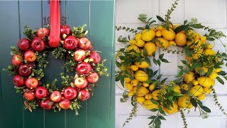 GUIRLANDAS DECORADAS COM FRUTAS [upl. by Attehcnoc]