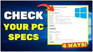 How To Check PCLAPTOP Specs On Windows 2024 [upl. by Larkin]