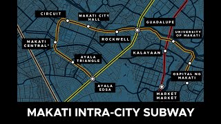 Makati IntraCity Subway Simulation [upl. by Najtsirk841]