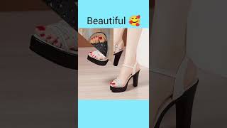 Beautiful heel sandals ✨👌😎 new idea 💡 heel 👠shorts fashion design explore heels trending [upl. by Hagar]