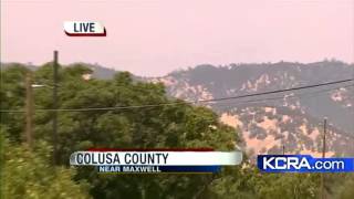 Firefighters battle Colusa County wildfires [upl. by Oisangi365]