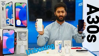 Samsung Galaxy A30s Unboxing Urdu Pakistan [upl. by Clarkin]