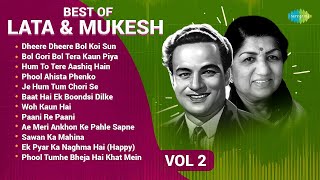 Lata Mangeshkar And Mukesh Songs  Ek Pyar Ka Naghma Hai  Paani Re Paani  NonStop Playlist [upl. by Virgilio]