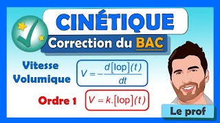 CINÉTIQUE amp acide base 🎯 Correction BAC ✅ Terminale spécialité physique chimie [upl. by Kantor]