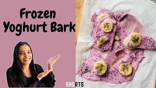 Frozen Yoghurt Bark  Food Prescription shorts [upl. by Eniamerej]