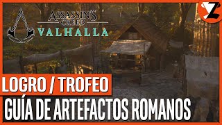 Assassins Creed Valhalla Localización de Artefactos Romanos  Logro  Trofeo Arqueología ESCUDO [upl. by Selinda]