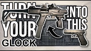 GLOCK 17 SBR ShortBarreled Rifle  Pistol Caliber Carbine PCC [upl. by Olmstead576]