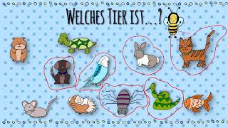 Deutsch lernen  Pets  Haustiere A1 Lesson 1 [upl. by Irec]