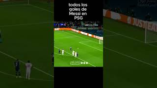 TODOS LOS GOLES DE MESSI EN EL PSG goat messi football argentina psg goals [upl. by Siednarb899]