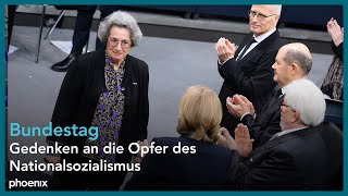 Bundestag Gedenkstunde für die Opfer des Nationalsozialismus [upl. by Luapnaej865]