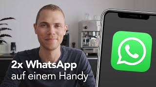 Zwei WhatsAppNummern auf einem Handy iPhone Android  Festnetznummer [upl. by Gnav894]