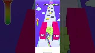 Layer Man Run  New Gameplay youtubeshorts gameplay layermanrun Level  56 [upl. by Aralc]