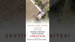 Zeytin Vadi Sitesi inşaatı başlıyor Faizsiz kredisiz taksitle ev sahibi olun [upl. by Atiuqahc]