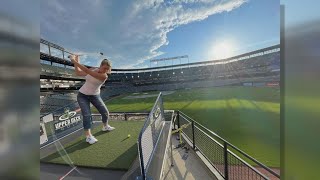 Kristens Kudos Golfing at Camden Yards [upl. by Aerdnael119]