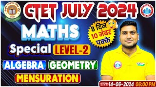 CTET July 2024  CTET Maths Paper 2 Maths For CTET Paper 2 NCERT Maths PYQs By Harendra Sir [upl. by Freytag]