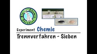 Experiment Chemie – Trennverfahren – Sieben [upl. by Priestley]