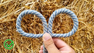 A great trick for tying and untying a rope A knot that very few people know about [upl. by Ori]