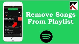 How To Remove Song From Playlist Spotify iPhone [upl. by Kayne]