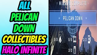 All Pelican Down Collectibles  Halo Infinite [upl. by Mcdade]