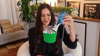 Amanda Unboxes Strappy Green Blue And Red 8 Inch Stainless Steel High Heel Platform Shoes [upl. by Revolc256]