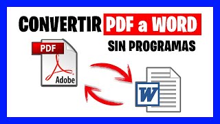 🥇 Convertir PDF a Word y de Word a PDF Sin Programas con PDF Candy Online ✅⚡ [upl. by Lad]